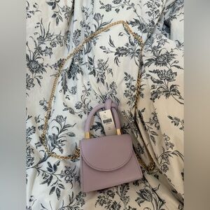 Anthropologie Purple Mini Bag, NWT